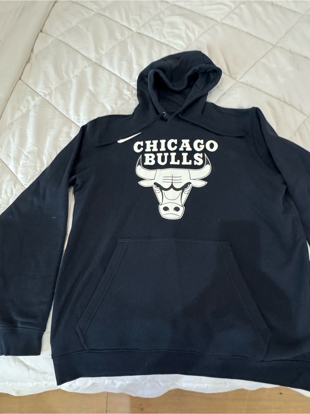 Nike Black Chicago Bulls Pullover Hoodie